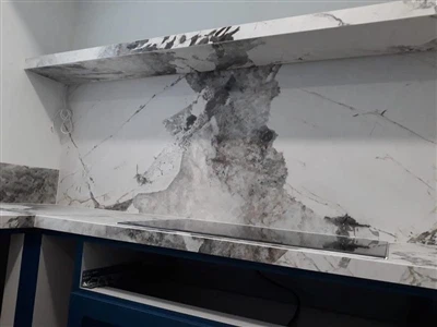 Marble Backsplash Badeværelse i Singapore
